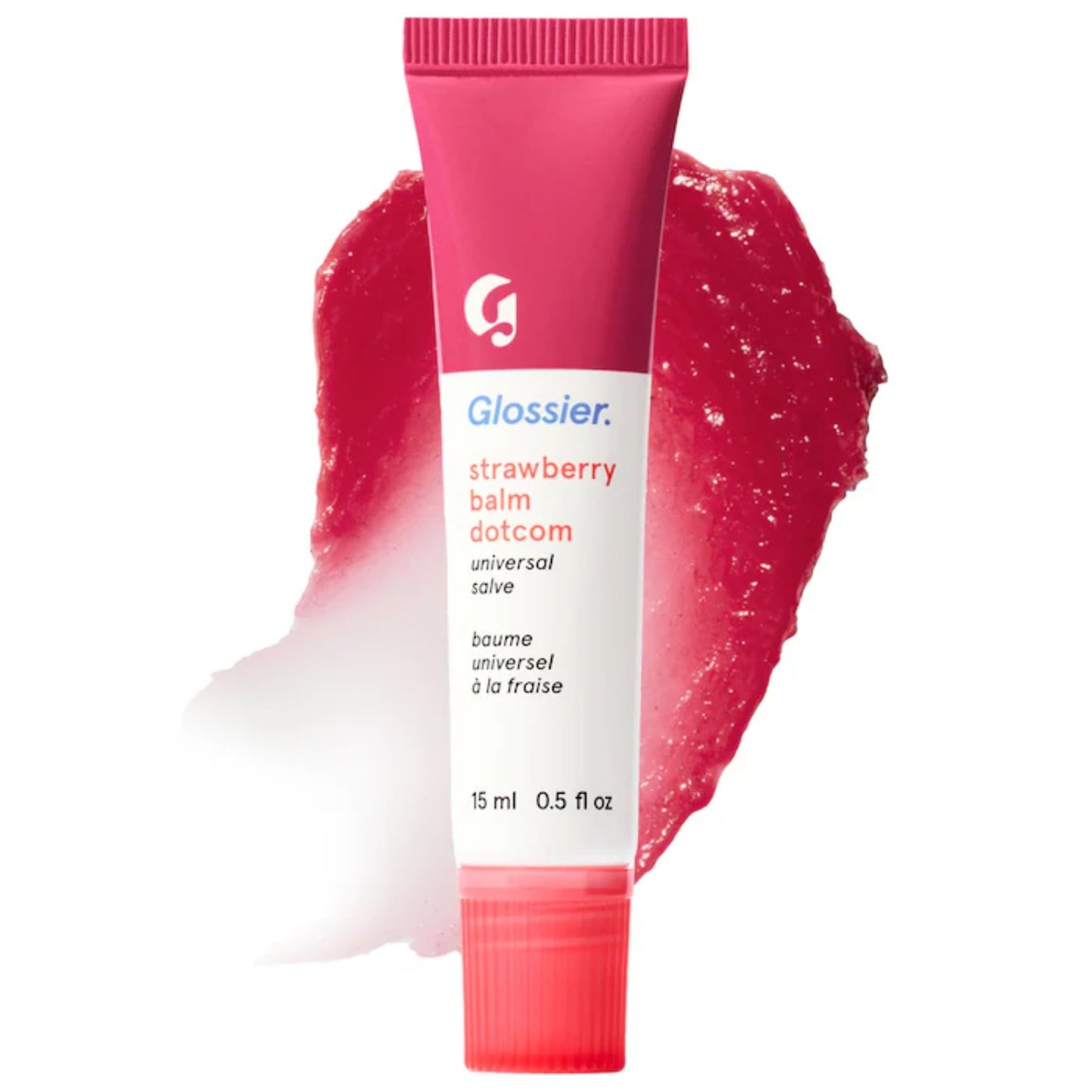 Glossier Balm Dotcom Lip Balm and Skin Salve - Strawberry Balm Dotcom