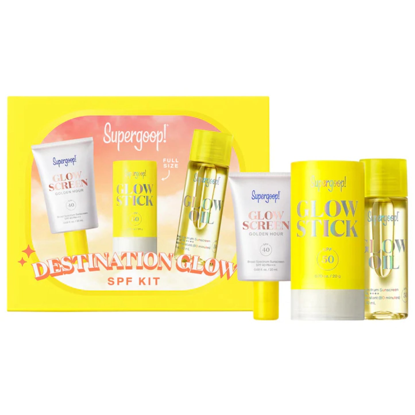 Supergoop! Destination Glow SPF Kit