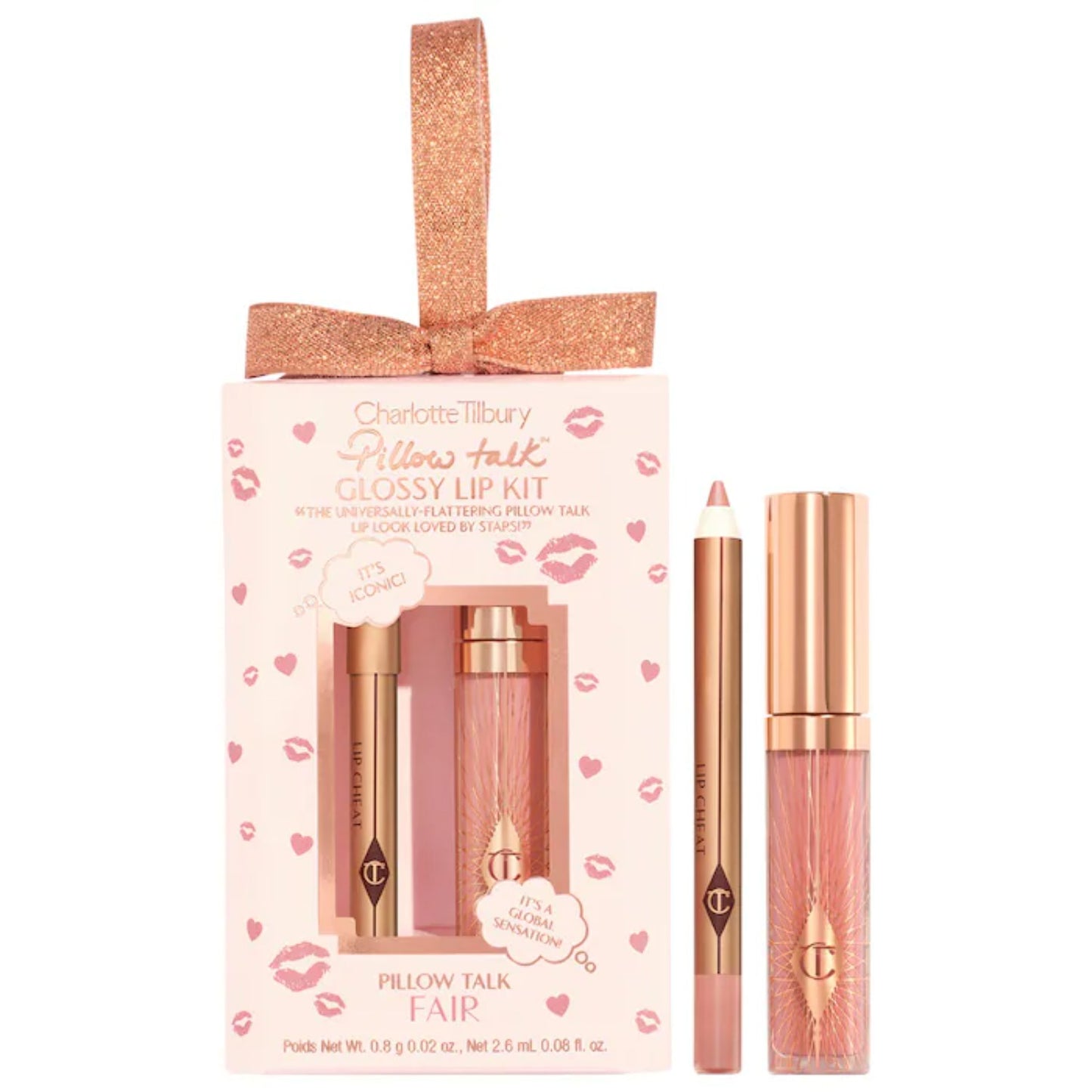 Charlotte Tilbury  Mini Pillow Talk Glossy Lip Duos - Fair